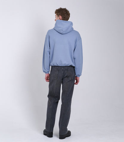 THE SWEAT HOODIE - LIGHT BLUE (FLOWER) - TANAKA
