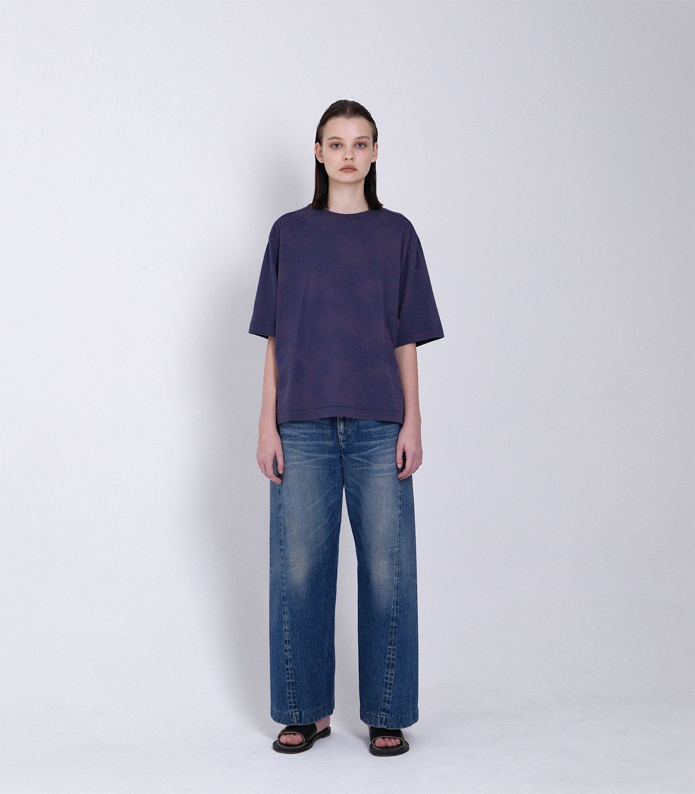 【 Coming Soon 】BOXY TEE - DARK PURPLE - TANAKA