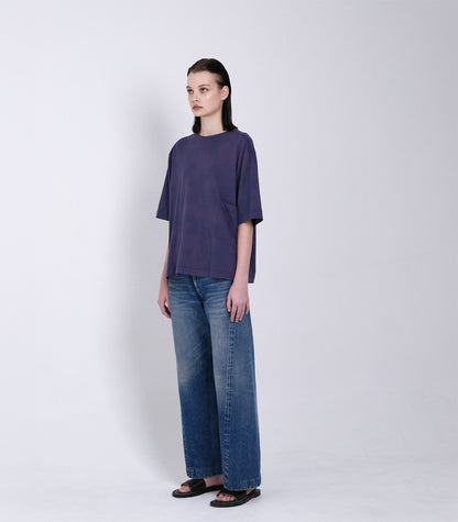 【 Coming Soon 】BOXY TEE - DARK PURPLE - TANAKA