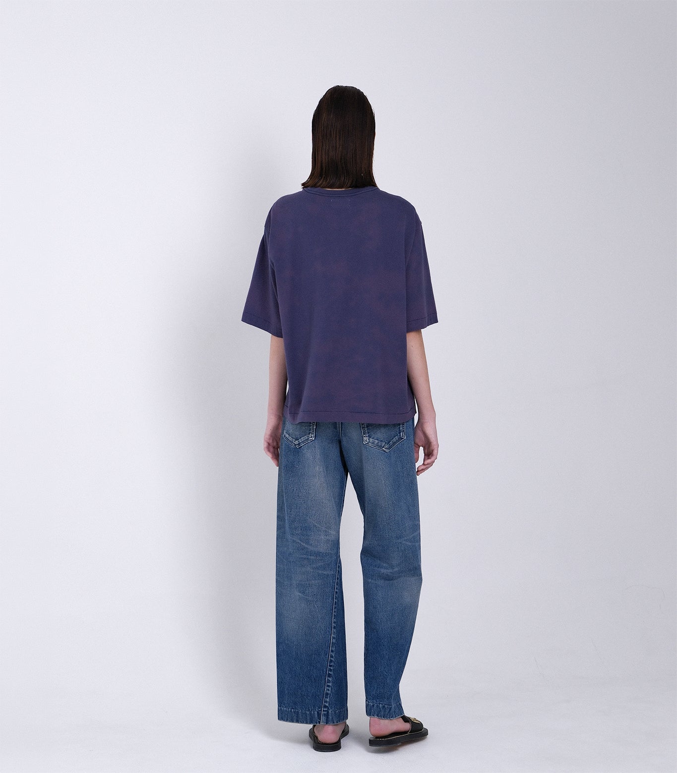 【 Coming Soon 】BOXY TEE - DARK PURPLE - TANAKA