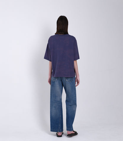【 Coming Soon 】BOXY TEE - DARK PURPLE - TANAKA