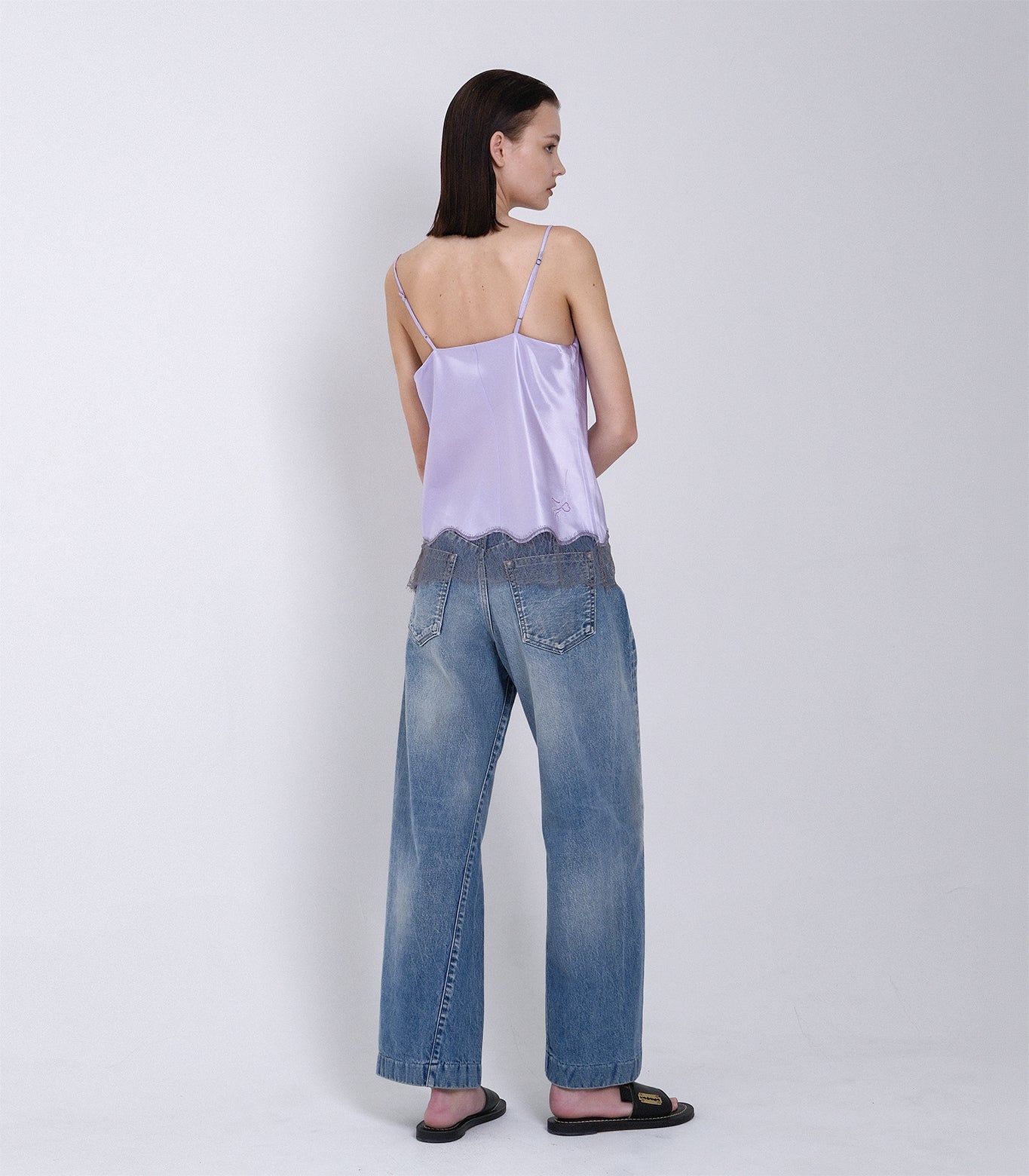 COMBI-CAMI TOP - LAVENDER (FLOWER) - TANAKA