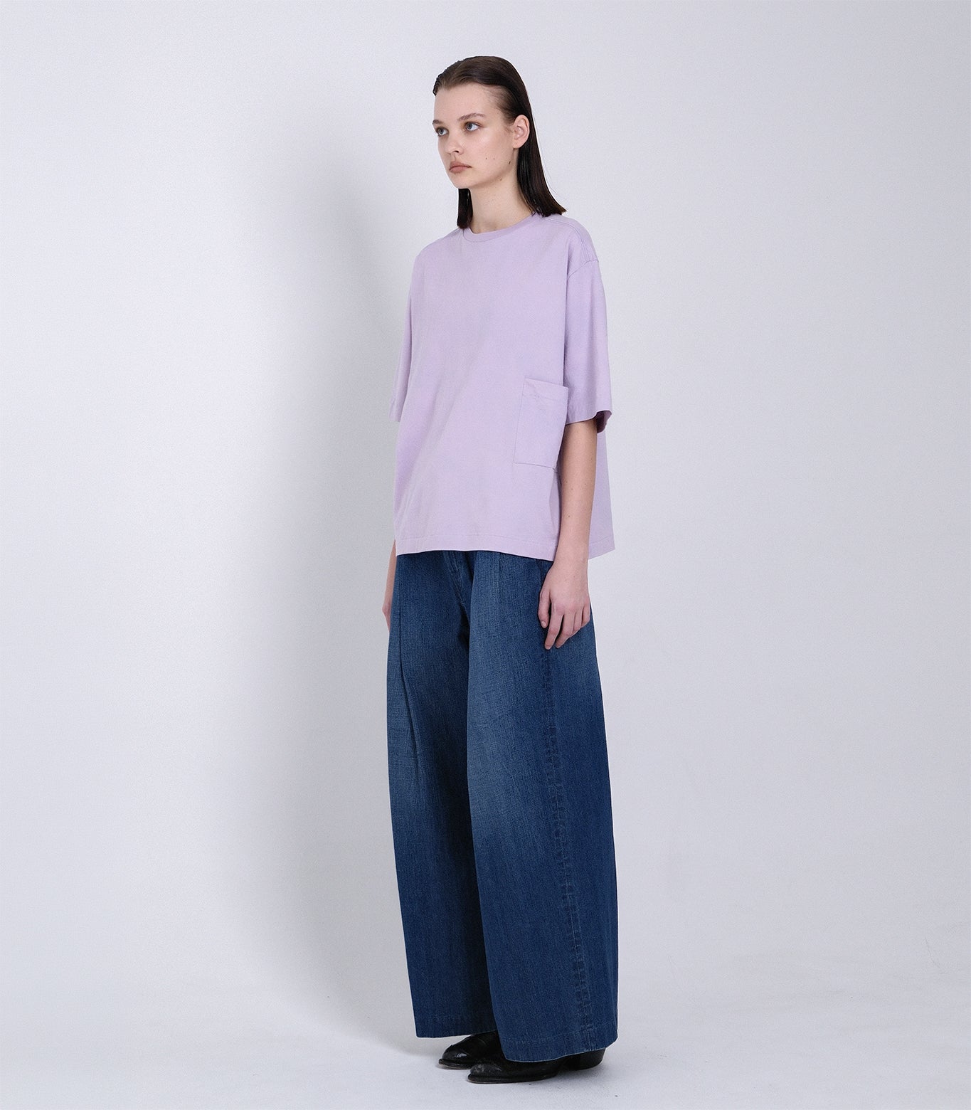 BOXY TEE - LAVENDER - TANAKA
