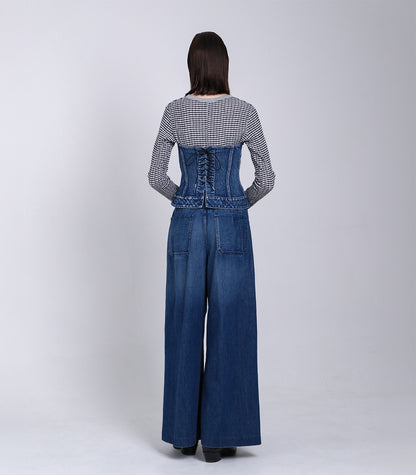 BUSTIER - VINTAGE BLUE - TANAKA