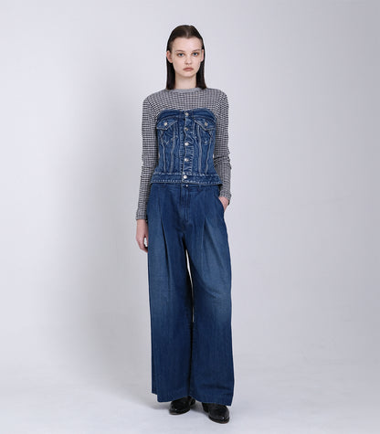 BUSTIER - VINTAGE BLUE - TANAKA
