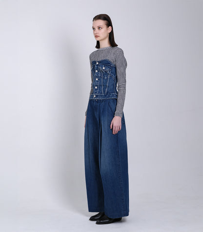 BUSTIER - VINTAGE BLUE - TANAKA