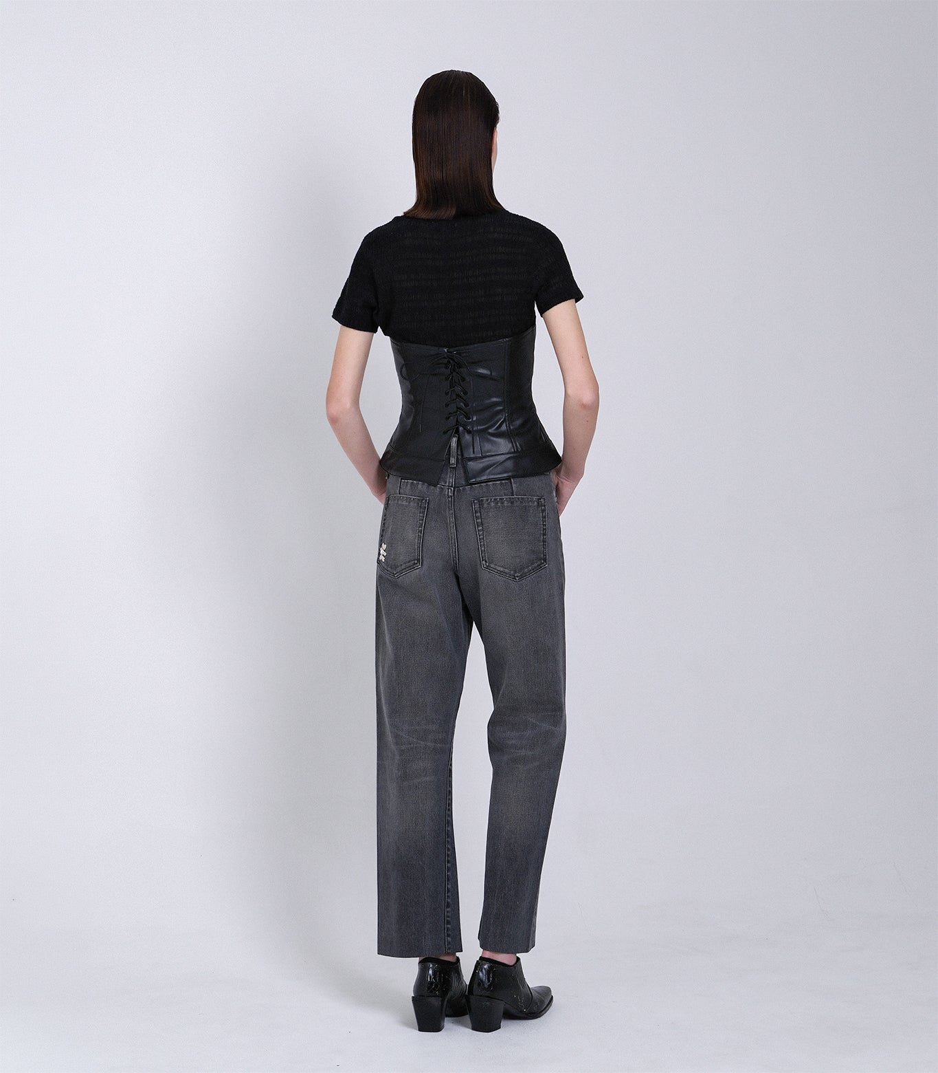 BUSTIER -  BLACK - TANAKA