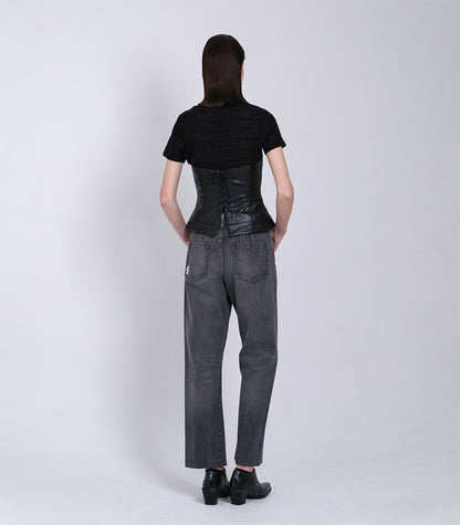 BUSTIER -  BLACK - TANAKA
