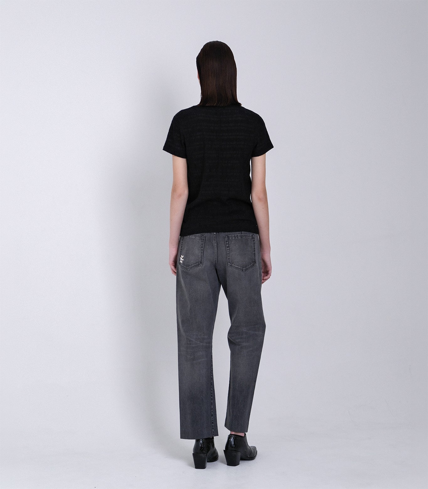 COMPACT TEE- BLACK - TANAKA