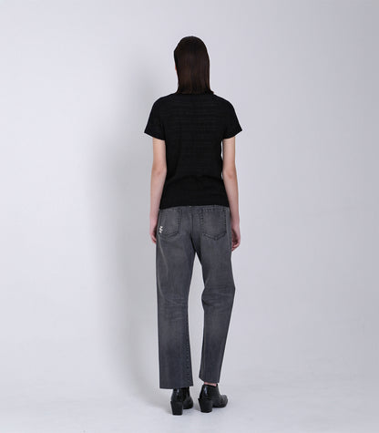 COMPACT TEE- BLACK - TANAKA