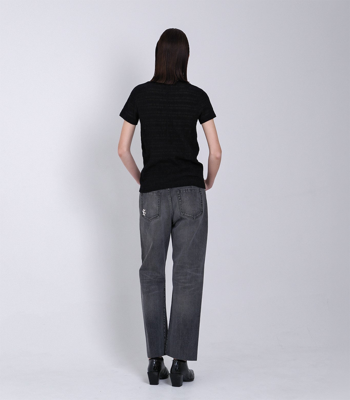 COMPACT TEE- BLACK - TANAKA