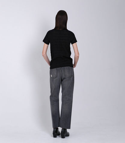 COMPACT TEE- BLACK - TANAKA