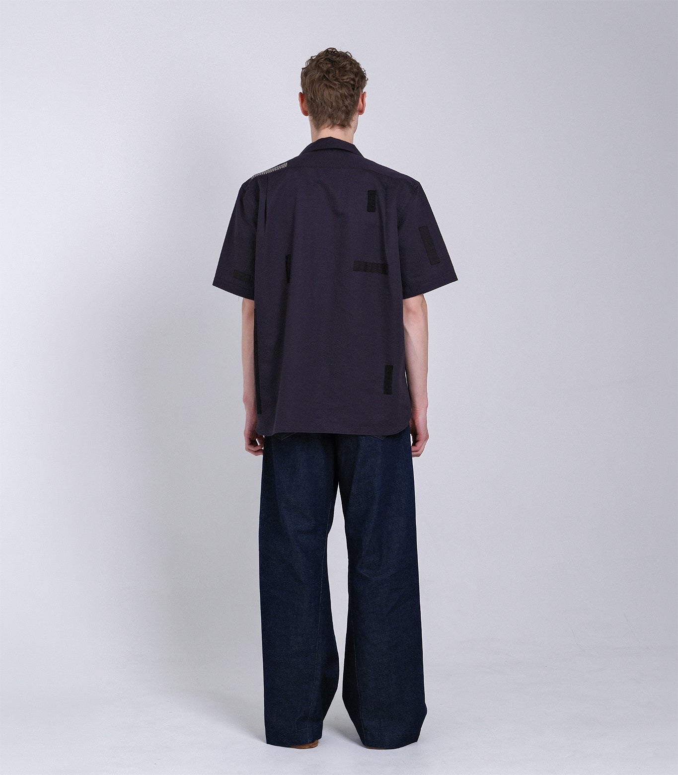 THE SS SHIRT - INK BLACK (MOSAIC) - TANAKA