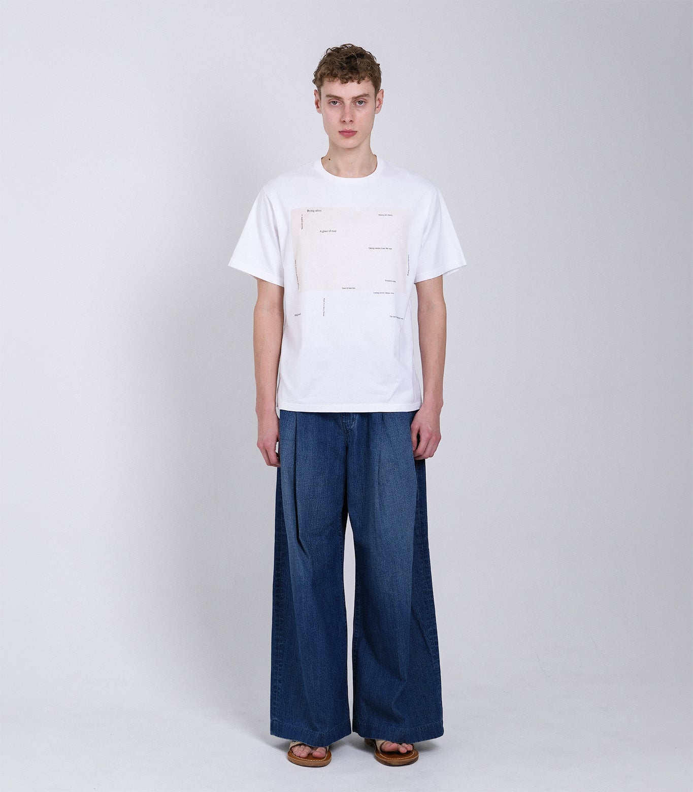 THE TEE - WHITE (PRINT) - TANAKA