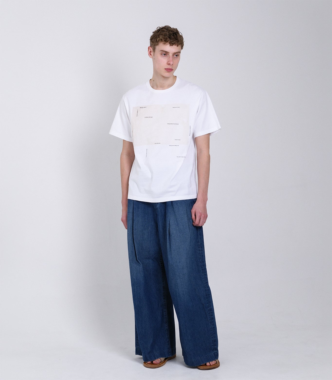THE TEE - WHITE (PRINT) - TANAKA