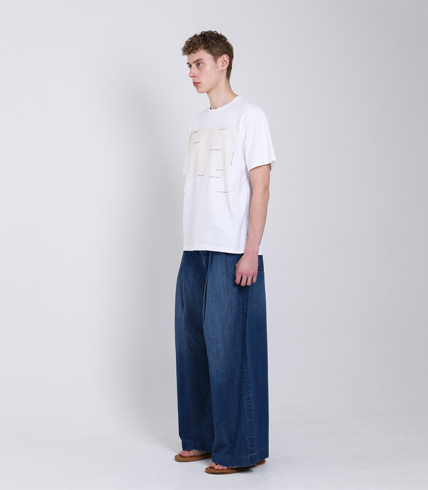 THE TEE - WHITE (PRINT) - TANAKA