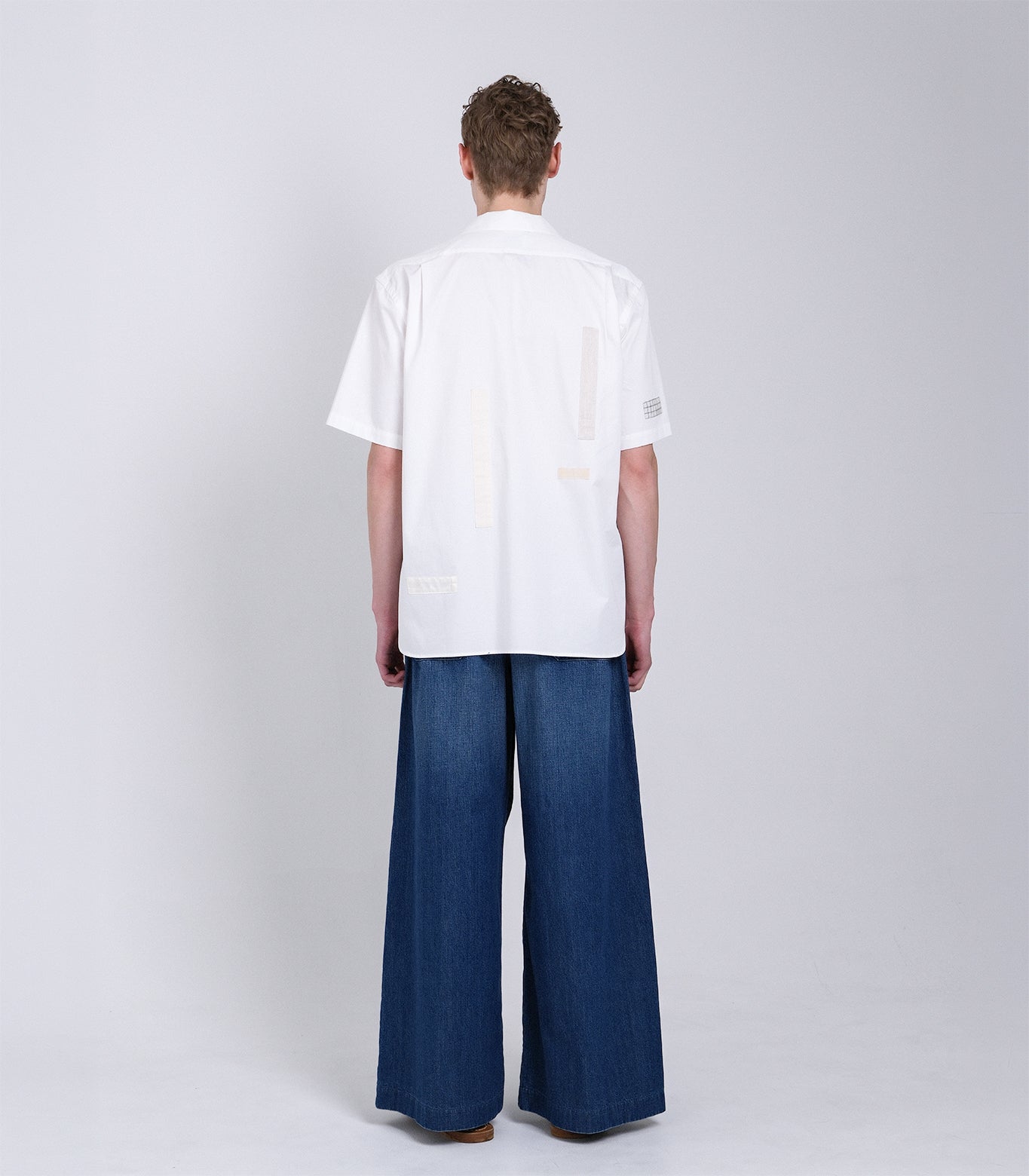 THE SS SHIRT - WHITE (MOSAIC) - TANAKA