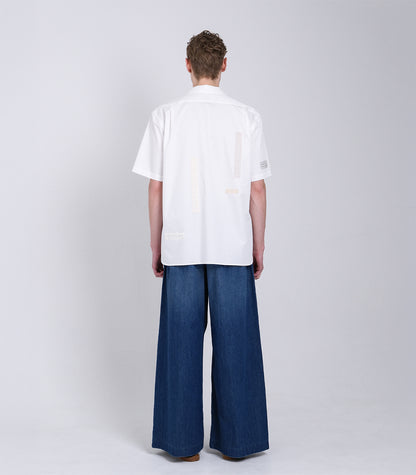 THE SS SHIRT - WHITE (MOSAIC) - TANAKA