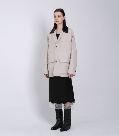 OUTDOOR JACKET - LINEN - TANAKA