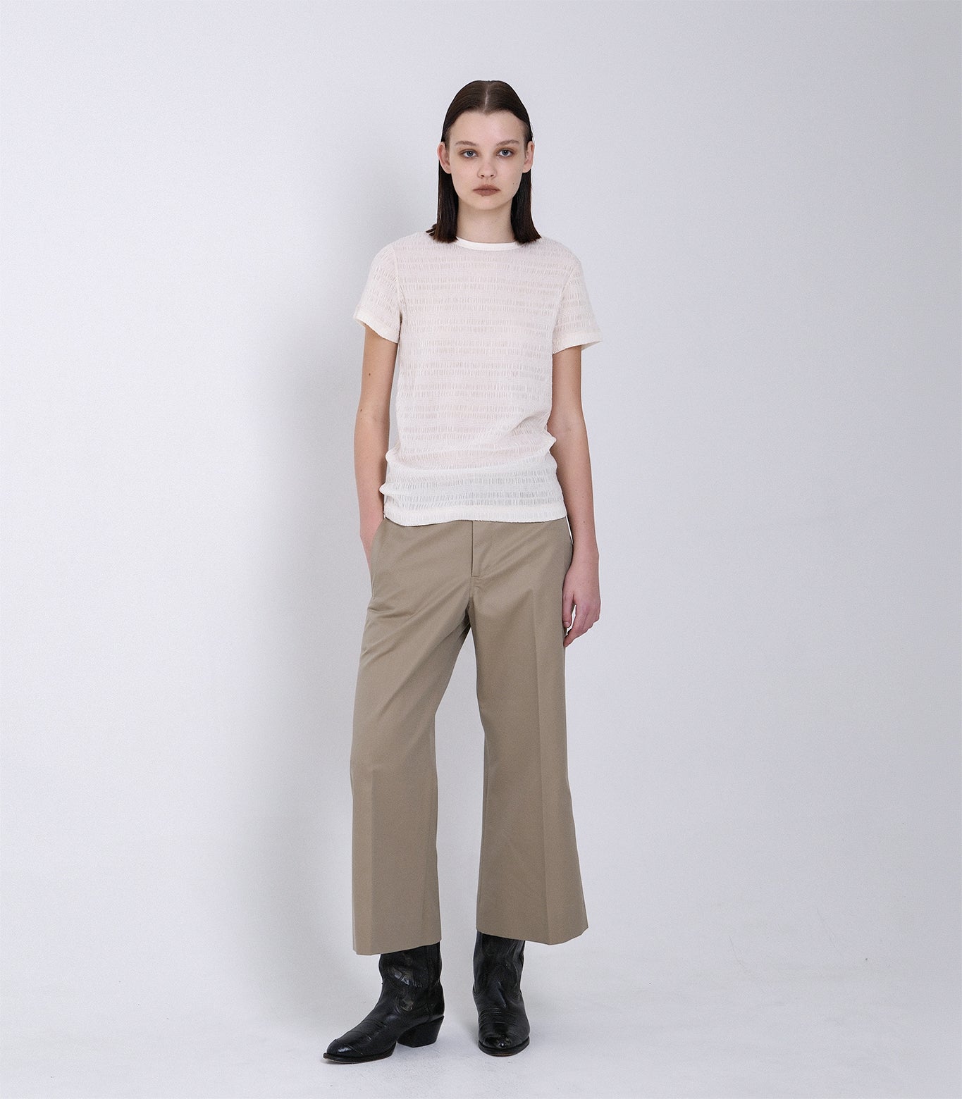 COMPACT TEE - OFF WHITE - TANAKA