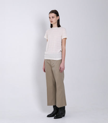 COMPACT TEE - OFF WHITE - TANAKA