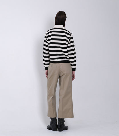 JERSEY CARDIGAN - BLACK STRIPE - TANAKA