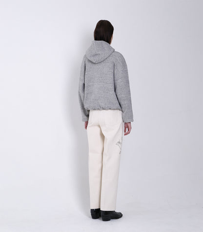 THE SWEAT HOODIE - HEATHER GRAY(CACTUS) - TANAKA