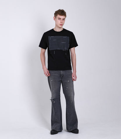 THE TEE - BLACK (PRINT) - TANAKA