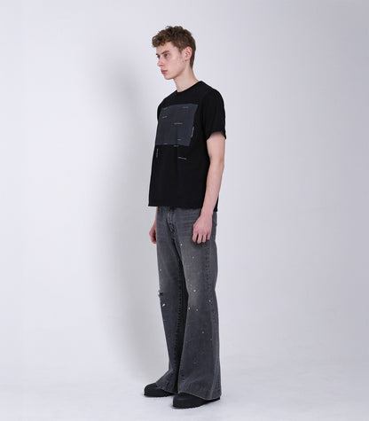 THE TEE - BLACK (PRINT) - TANAKA