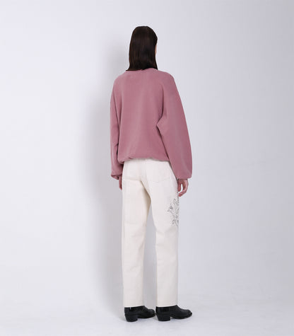 THE SWEATSHIRT - CORAL(FLOWER) - TANAKA