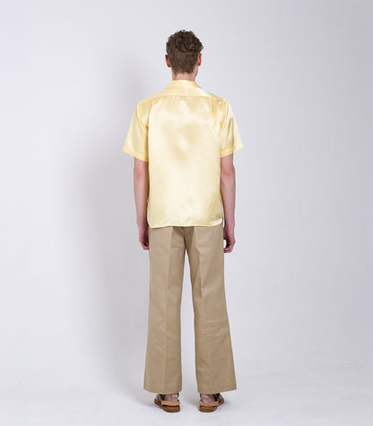 THE SS SHIRT - LIGHT YELLOW (FLOWER) - TANAKA