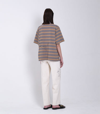 THE POLOSHIRTS - MULTI STRIPE(EMBROIDERY) - TANAKA