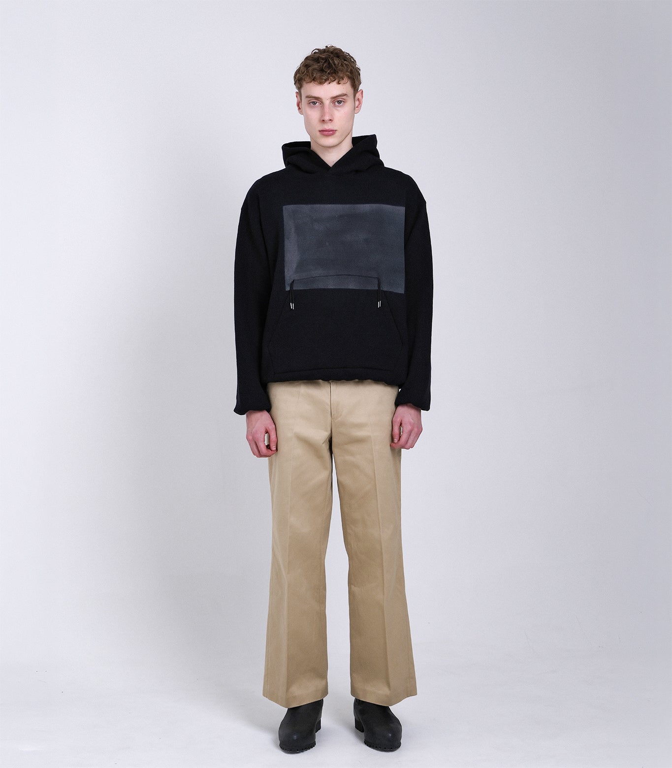 THE SWEAT HOODIE - BLACK(FLOWER) - TANAKA
