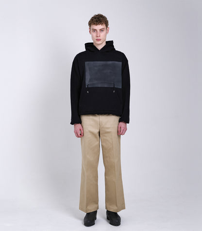 THE SWEAT HOODIE - BLACK(FLOWER) - TANAKA