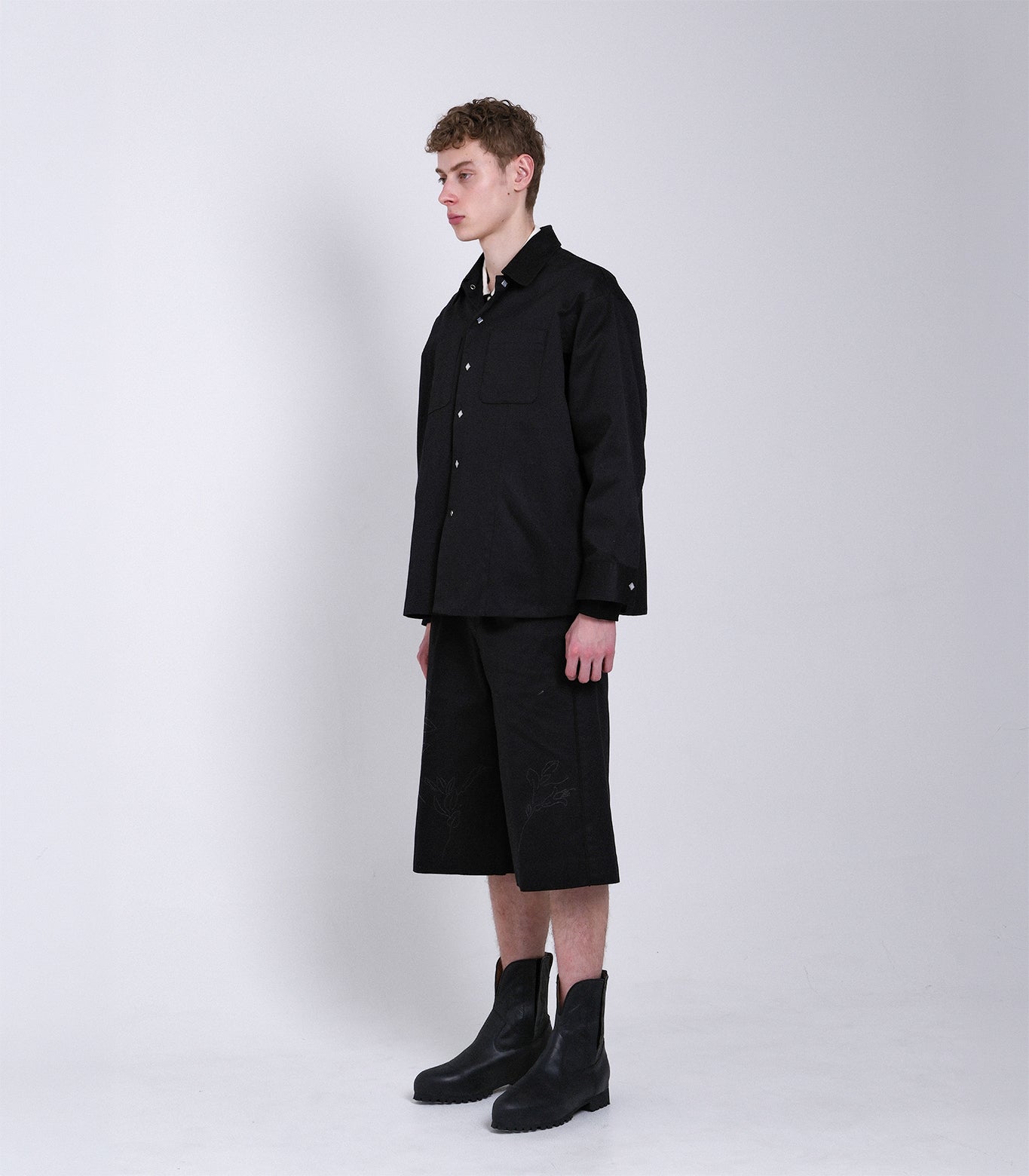 OVERSHIRT - BLACK - TANAKA