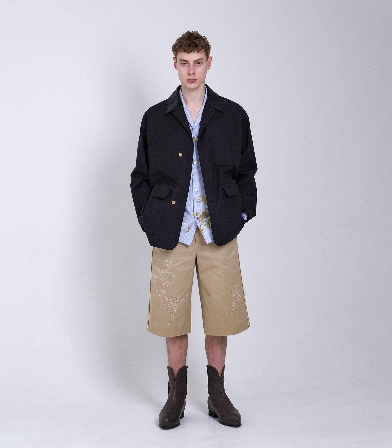OUTDOOR JACKET - NAVY - TANAKA