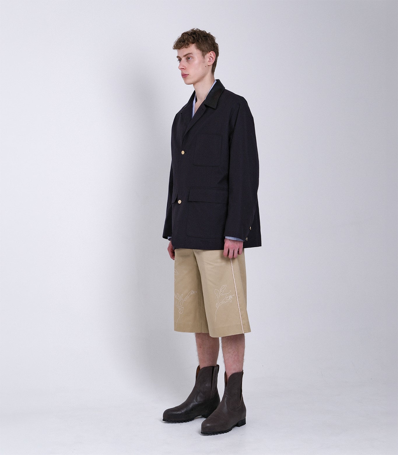 OUTDOOR JACKET - NAVY - TANAKA