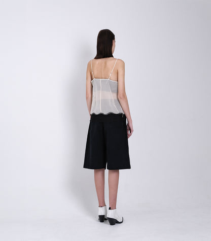 COMBI-CAMI TOP - NATURAL (EMBROIDERY) - TANAKA