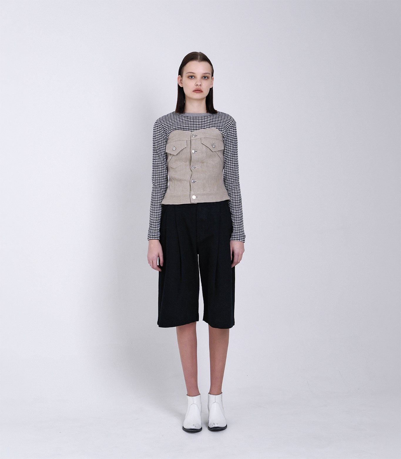 BUSTIER - LINEN - TANAKA