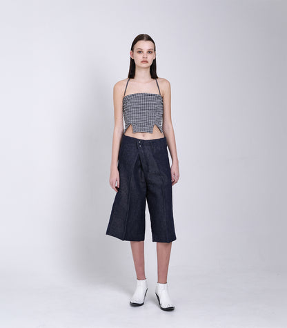 THE SHORTS - INDIGO LINEN - TANAKA
