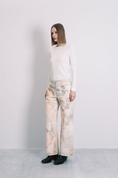 BOY JEAN TROUSERS - MARBLE