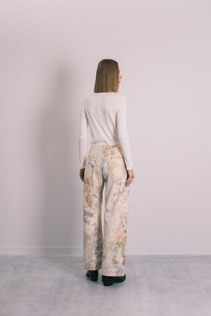 BOY JEAN TROUSERS - MARBLE