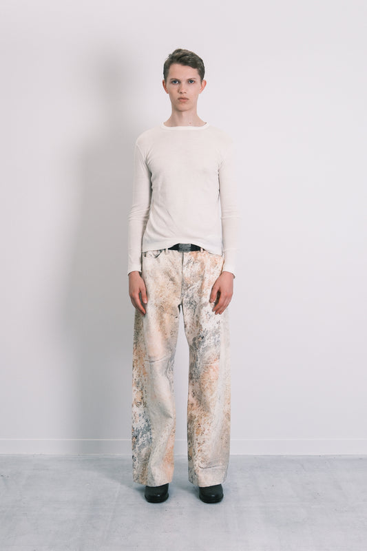 BOY JEAN TROUSERS - MARBLE