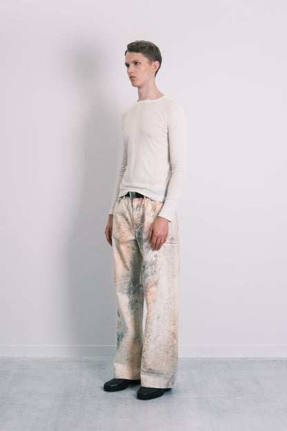 BOY JEAN TROUSERS - MARBLE