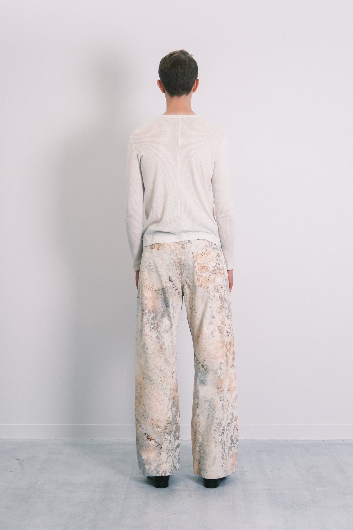 BOY JEAN TROUSERS - MARBLE