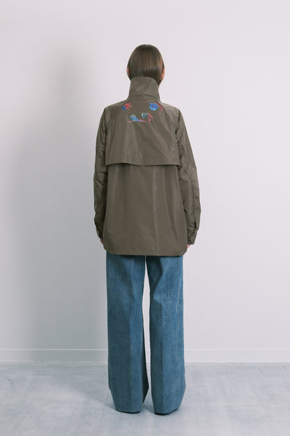 TRACK HALF COAT - SAGE(FLOWER)