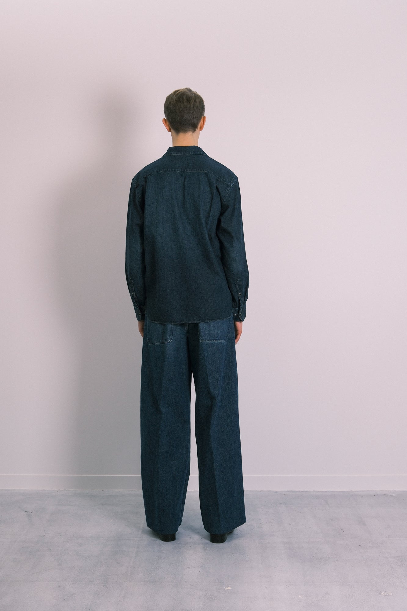 THE SHIRTS - BLUE STRIPE (FLOWER)