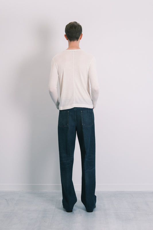 THE JEAN TROUSERS - DARK BLUE