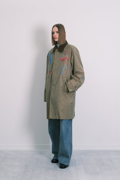 MAC COAT - SAGE(FLOWER) - TANAKA