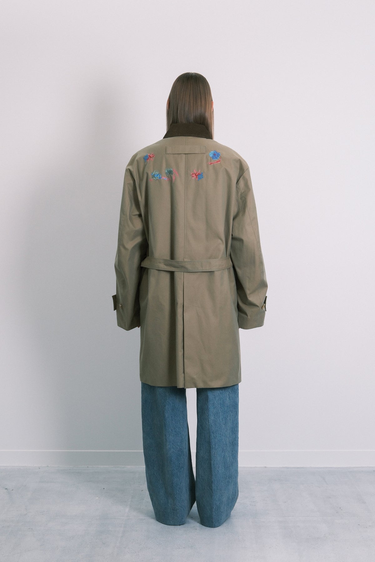 MAC COAT - SAGE(FLOWER) - TANAKA